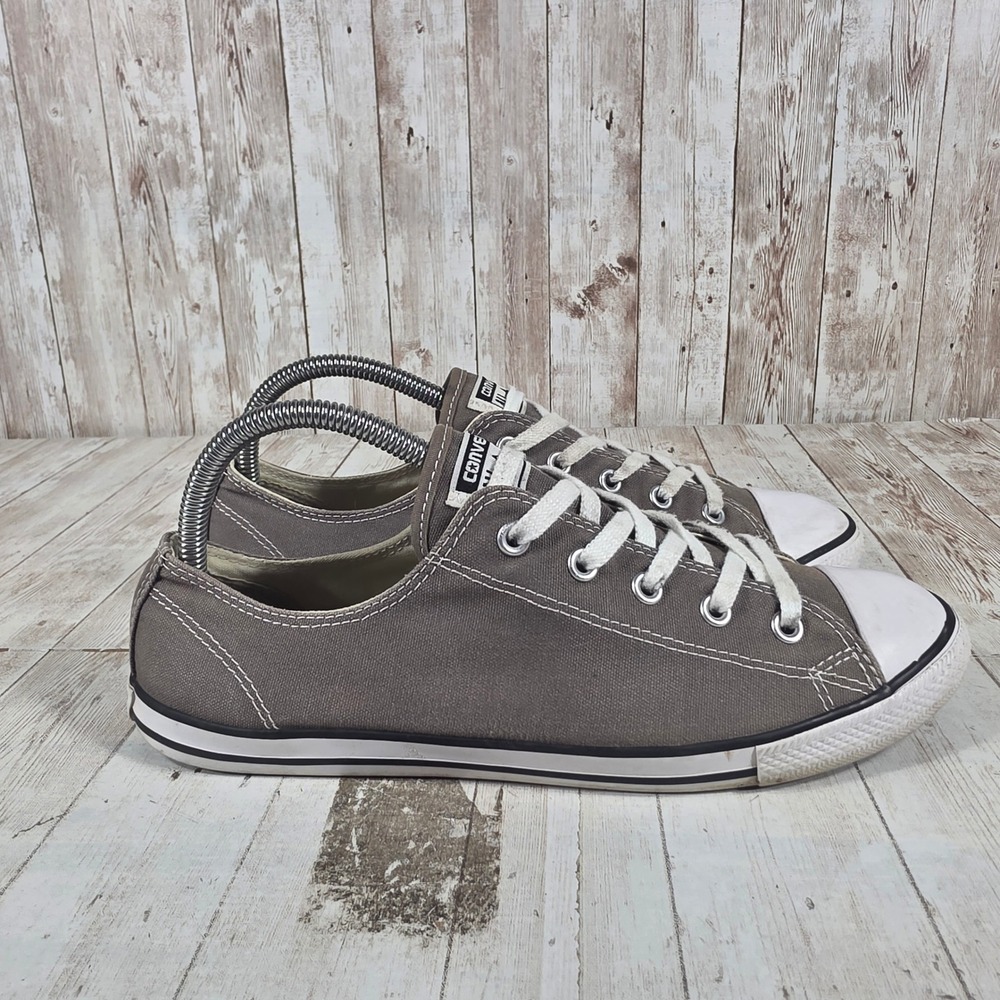 Converse Chuck Taylor All Star Dainty Charcoal Grey Low Top Sneakers 532353F 9